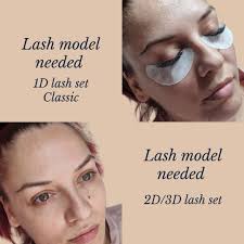 Looking for lash extension models for practice