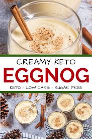Best Creamy Keto Eggnog Recipe Low Carb Sugar Free Recipe Low Carb Eggnog Recipe Eggnog Recipe Homemade Low Carb Drinks