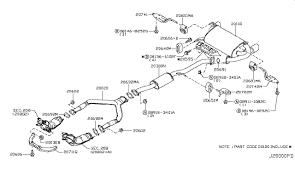 20691 Am800 Genuine Infiniti 20691 Am800 Gasket Exhaust