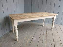 Victorian Boarded Top Country Kitchen Table Reclaimed Pine Farmhouse Table With Tapered Legs Kitchen Table Country Kitchen Tables Country Kitchen Dining Table