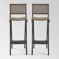 Folding / portable hull bar cart metal. Polaris 2pk Acacia Wood Folding Barstools Dark Gray Christopher Knight Home Target