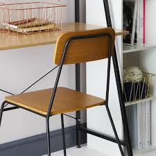 Black And Oak Veneer Utility Chair Chair Home Oak