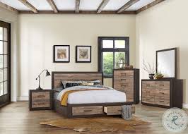 Utility is a key factor for all furniture pieces. Miter Mahogany And Ebony Platform Storage Bedroom Set From Homelegance Coleman Furniture