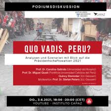 Revisa aquí las últimas noticias en vivo y en directo tras las elecciones perú 2021 para este jueves 15 de julio Capaz Capaz And The University Of Giessen Will Be Holding An Online Discussion On The Presidential Election In Peru