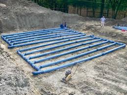 Instalacion De Un Intercambiador Aire Tierra Geothermal Energy Earthship Home Geothermal Heat Pumps