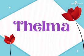 Thelma | Name Art Print – Name Stories