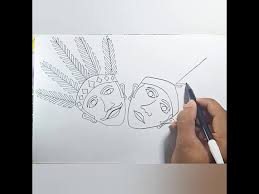 Maybe you would like to learn more about one of these? Menggambar Topeng Ondel Ondel Bagian 1 Gambar Ondel Ondel Menggambar Dan Mewarnai Ondel Ondel Youtube