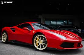 Check spelling or type a new query. Ferrari 488 Gtb Red With Gold Bc Forged Eh181 Aftermarket Wheels Wheel Front