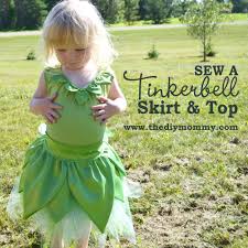 Sew A Tinkerbell Skirt Top The Diy Mommy Check out our tinker bell costume selection for the very best in unique or custom, handmade pieces from our costumes shops. sew a tinkerbell skirt top the diy