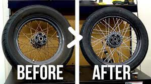 Removing Rust From Motorcycle Spokes Youtube