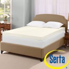 Serta Ultimate 4 Inch Visco Memory Foam Mattress Bed Topper Pad Memoryfoam Pads Bed Mattress Memory Foam Memory Foam Mattress Topper Foam Mattress Topper