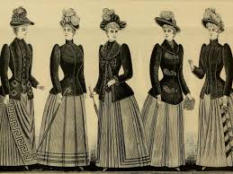 The dress was probably stitched on the sewing machine which came into general use in the 1850's. Women S Fashions Of The 1890s Bellatory