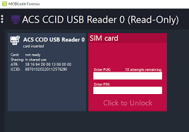 If your sim card is protected by a pin code and this code has been entered incorrectly multiple times, the sim card will be blocked. Sim Card Acquisition And Analysis With Mobiledit Forensics Mobile Forensics Cookbook