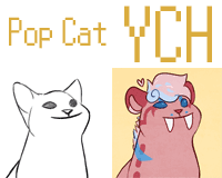 Maybe you would like to learn more about one of these? Popcat Ych Animated Icon Open By Clankerss On Deviantart