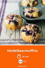 Heidelbeermuffins Rezept Heidelbeermuffins Lebensmittel Essen Rezepte