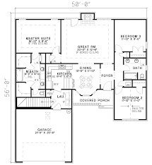 What is a split bedroom layout? Split Bedroom House Plan 59402nd Architectural Designs House Plans