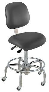 Biofit Eet H R 1000 Av126 Upholstered Vinyl Ergonomic Chair With 27 To 32 Seat Height Range And 300 Lb Weight Capacity Bla Ergonomic Chair Chair Seating