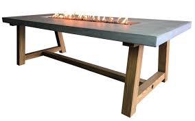 Outdoor fire pit bbq firepit brazier garden square stove patio table o9d7. Elementi Sonoma Fire Pit Dining Table Ofg201ng Gardenlines