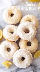 Homemade Baked Lemon Donuts Are Rolled In Lemon Sugar Instead Of Cinnamon Sugar Or Can Be Topped W Homemade Donuts Recipe Donut Glaze Recipes Homemade Donuts
