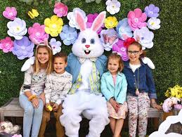 The easter bunny is tall and white. Diy Easter Bunny Photo Booth Fun365