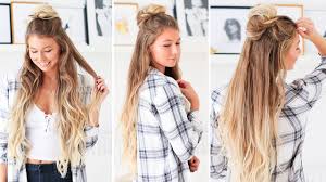 You might recognize it as one our mom has worn it in a few to see your own photo recreations of this style featured in our cgh app, please feel free to tag your photos on instagram with: Easy Messy Half Bun Luxy Hair Youtube