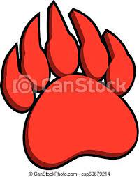 A friend asked me to draw a bear paw in a tattoo fashion. A Cartoon Illustration Of A 3d Bear Claw Canstock