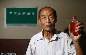 One should rub this mixture into the scalp; China Urine Therapy Association That Drinks Wee Daily Has Over 1000 Members Daily Mail Online