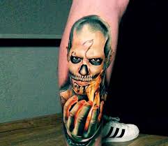 El hombre es un cretino, dispone del libre albedrío, y dios, como buen político, se deshizo de la responsabilidad, para culparme. El Diablo Tattoo By Lena Art Post 22355