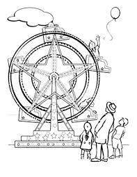 Carnival Ferris Wheel Coloring Pages Best Place To Color In 2020 Coloring Pages Coloring Sheets Online Coloring