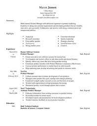 Business development executive resume sample. Product Manager Cv Template Cv Samples Examples
