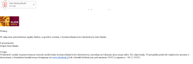 Income statement details of the income statement of alior bank s.a. Nowe Zagrozenia Alior Bank