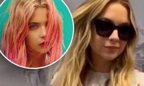 Ashley Benson Unveils New Hair Amid Fresh Romance With G Eazy Following Split From Cara Delevingne Daily Mail Online