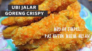 Walaupun dalam pkpb, uchi rasa meriah jugakan?hari ni uchi nak share resepi mudah untuk minum petang lepas raya nih. Resep Ubi Jalar Goreng Crispy Pas Untuk Musim Hujan Youtube