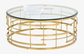 If you have a material of choice, look through a wide range of tables in different materials like marble, glass, wood, and metal. Contemporary Coffee Table Modern Glass Coffee Table Round Coffee Table Gold Glass Transparent Png 1000x800 Free Download On Nicepng