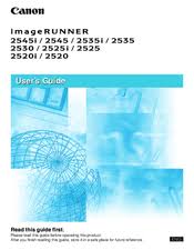 Pilotes canon i250 printers windows 7. Canon Imagerunner 2525i Manuals Manualslib