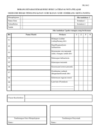 Borang semakan buku latihan murid mp3 & mp4. Borang Penilaian Buku Nota Dan Latihan Murid