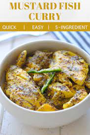5 Ingredient Mustard Fish Curry Recipe Fish Curry Curry Recipes Vegetarian Fish Curry Recipe