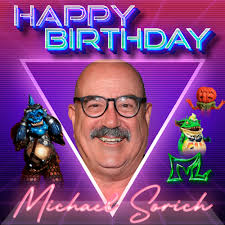 Join Us In Wishing A HAPPY BIRTHDAY To Michael Sorich! 💙💙💙 (Squatt,  Pineoctopus, Terror Toad, Fang, Polluticorn, Pumpkin Rapper, Magnet Brain,  Silver Horns, Pachinko Head, Vampirus, Hater Master, Crabby Cabbie &  Barbaric