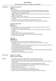 Fitters are professionals whose main roles are to lay out, fit, weld, and fabricate structural features such as machinery frames, build parts, and pressure vessels using their knowledge of metallurgy, welding, and engineering concepts. Drafter Resume Samples Velvet Jobs
