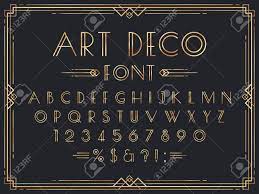 Rather than enjoying a good book subsequent to a mug of coffee in the afternoon, then again they juggled later some harmful virus inside their computer. Golden Art Deco Font Luxury Decorative 1920s Geometric Letters Royalty Free Cliparts Vectors And Stock Illustration Image 139812503