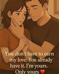 My love, You don't have to hide those little fears. I see them in the way  your eyes search mine, in the way your fingers fidget when you're unsure,  in the pauses