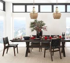 Its shape is inspired by the traditional trestle tables. Toscana Extending Dining Table Pottery Barn