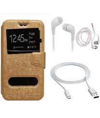 Micromax Canvas 4 Plus A315 Flip Cover ...