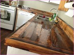 rustic timber countertops the owner