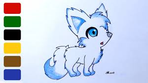 Submit your clip, if chosen, get paid! How To Draw A Cute Arctic Wolf Part 2 Youtube