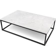 Leg caps for surface protection. Temahome Prairie 47 X30 Marble Coffee Table White Marble Top Black Lacquered Steel Legs Marble Coffee Table Coffee Table Coffee Table White
