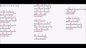 8.entende;se coucher:comme elle.la porte de l`entree se. Le S Portes Du Penitencier Accords Et Paroles Sur Une Seule Page Youtube