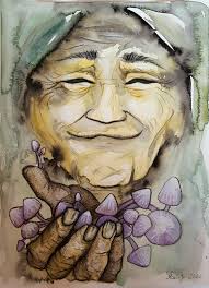 My life is like a lone dry leaf fallen in to the water, Doesn't know that  which way it's heading, Not having an idea about where will this journey  ends ...." ◇watercolour