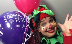 Ariane le Clown, livraison de ballons
