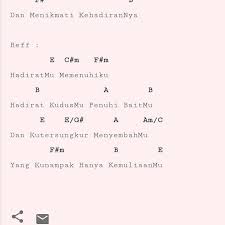 19 lagu indonesia termudah untuk pemula em d g. Hadiratmu Memenuhiku Kunci Gitar Lagu Rohani Facebook